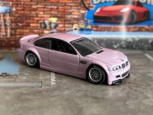 2023 Hot Wheels Fast & Furious Custom Pink BMW M3 E46 With Real Rider Wheel Swap - Picture 1 of 3