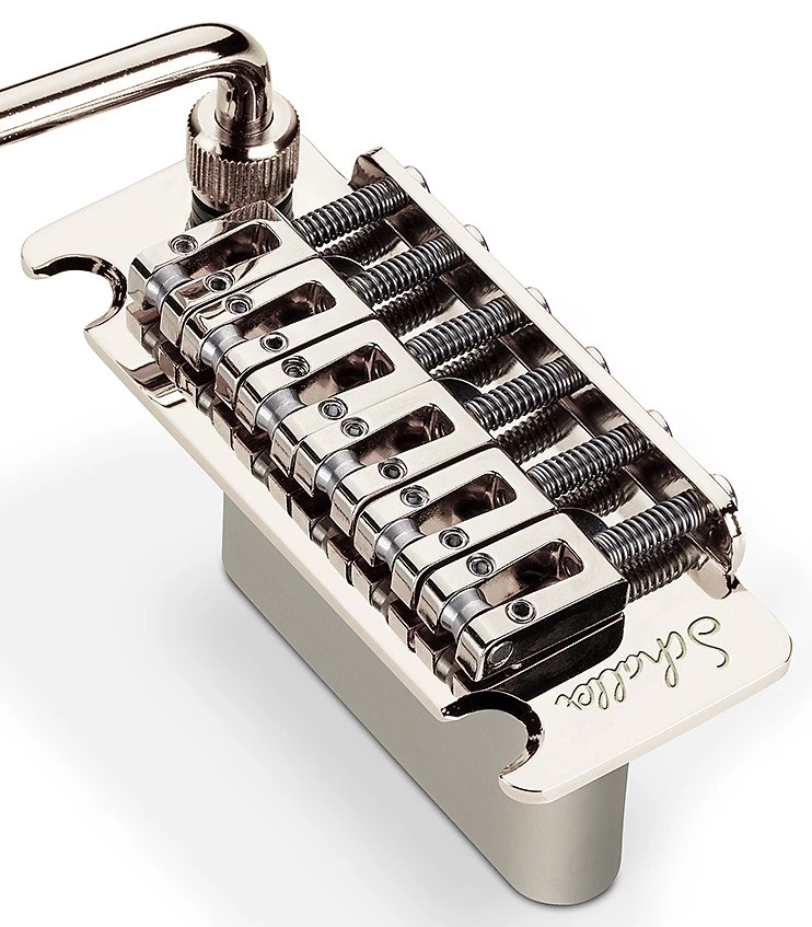Schaller Germany Vintage Tremolo with Roller Saddles for Fender Strat, NICKEL — 第 1/3 张图片