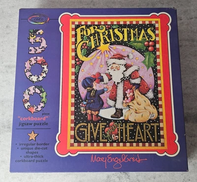 Ceaco Mary Engelbreit 500 Piece Christmas Corkboard Jigsaw Puzzle New 1006-6 - Image 1 of 4