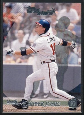 Chipper Jones 2000 Topps Stars #47  Atlanta Braves  Hall of Fame  #2 - Image 1 of 2
