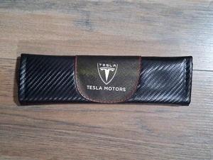 Tesla Seat Belt Cover 9in New Strap Black  - Picture 1 of 6