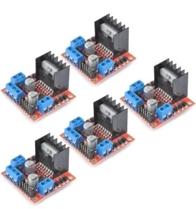 Timesetl 5 Pack L298N Motor Driver Controller Board DC Dual H-Bridge Robot... - Picture 1 of 1