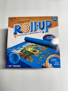 Master Pieces Puzzle Roll Up Storage Mat 1500 Pieces 24" x 42" Blue Mat NIB - Picture 1 of 4