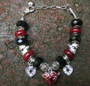 Vampire treasures spell cast charm bead bracelet Moonstar7spirits exclusive - Picture 1 of 4