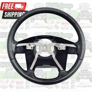 2003-2006 Jeep TJ Wrangler LEATHER Steering Wheel Factory oem - Foto 1 di 23