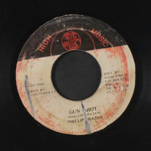 PHILLIP FRAZER: gun shot High Music (3) 7" Single 45 RPM - Bild 1 von 2