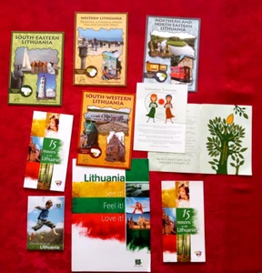 INFORMATION VISIT LITHUANIA LIETUVA VILNIUS TOURISM TRAVEL GUIDE MAPS BOOKLETS - Picture 1 of 16