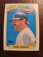 1989 Topps - All Star #396 Kirk Gibson LA Dodgers Legend Star NM+ 🔥