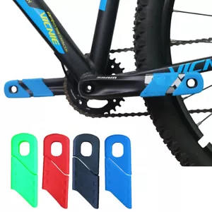 Bike Crankset Protectors Crank Arm Protector Protective Sleeve Crank Covers - Picture 1 of 16