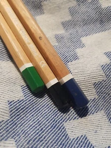 Klassische Buntstifte Stift Set 3 Stück Bunt Color Rheita Dickie Grün Blau Dick - Bild 1 von 3