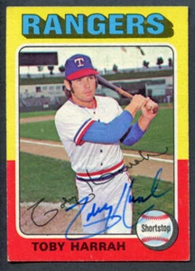 Toby Harrah #131 signed autograph auto 1975 Topps Baseball Trading Card - Picture 1 of 1