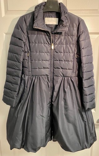 GIACCA PUFFER VALENTINO A LINE NERA DONNA TAGLIA 8 PREZZO AL PUBBLICO CONSIGLIATO $3.980 RARA DA TROVARE