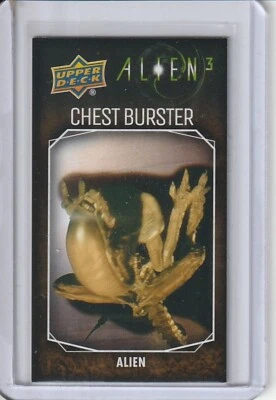 2019 Upper Deck Alien 3 Chest Burster Mini M-10 Alien From Rip Card - Image 1 of 2