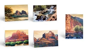 Sedona, Arizona Note Cards |10 Boxed Red Rock Cards & Envelopes | 14421 - Picture 1 of 6
