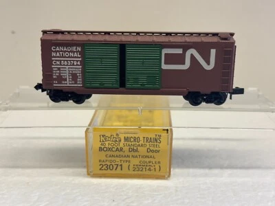 N Scale Kadee Micro Trains MTL 23071 CN 583794 w/IEN at brakewheel end - Image 1 of 4