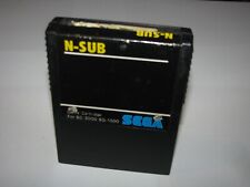 N-Sub (damaged label) Sega SG-1000 SC-3000 SMS Japan import US Seller