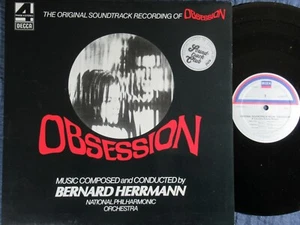 BERNARD HERRMANN Obsession / Reissue LP Germany 1988 DECCA TELDEC EDEL 16.45029 - Foto 1 di 2