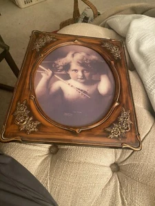 1897 Baby Cupid with Arrow & Bow.. Framed.. Valentines Day Picture - Picture 1 of 2