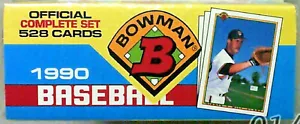 1990 Bowman Baseball Complete Factory Set 1-550 (SEALED) Sosa/Thomas/Walker RC - Bild 1 von 1