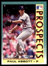 1992 Fleer Paul Abbott Baseball Cards #667