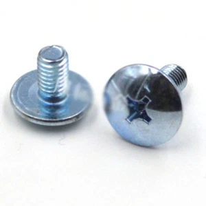 Tornillos Phillips M6 Tornillo Braguero Gran Cabeza Redonda Tornillos Galvanizados 10mm-50mm Longitud  - Imagen 1 de 4