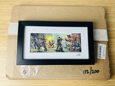 DUNGEONS & DRAGONS  ROYAL MAIL FRAMED / SIGNED MINIATURE SHEET LIMITED EDITION - Image 1 of 4