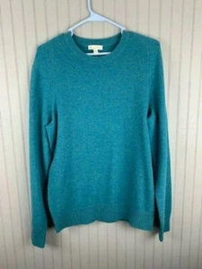 Suéter verde manga larga cuello redondo mezcla lana de cordero talla M Gap para hombre - Imagen 1 de 4