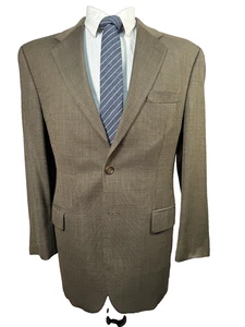 RALPH LAUREN Herren Braun Wolle CLASSIC FIT 2-Knopf Sport Mantel Blazer Jacke 41S - Bild 1 von 10