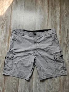 Pantalones Cortos Carga Wrangler Gris Ligeros Elastizados Cremallera A Presión Mosca 6 Bolsillos Talla 40x9 - Imagen 1 de 7