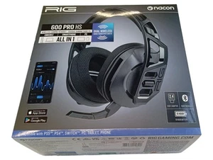 NACON RIG 600 PRO HS Gaming Headset - Schwarz - Wireless Bluetooth - Photo 1/2