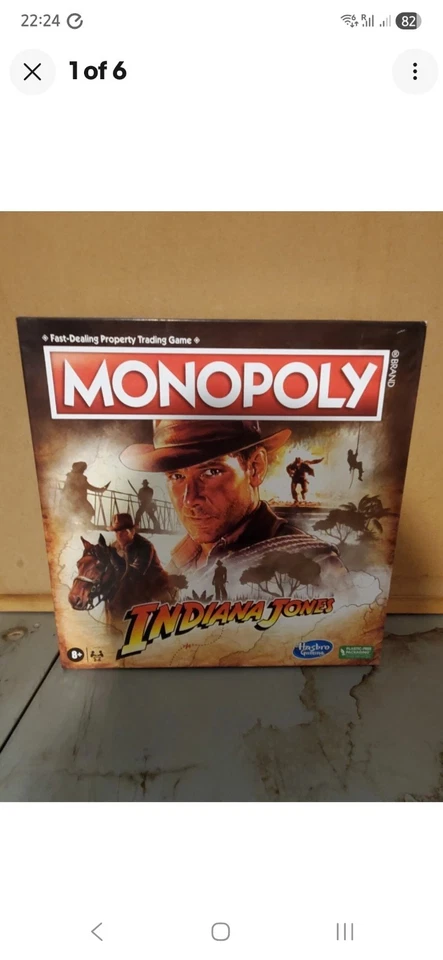 Hasbro Gaming Monopoly Indiana Jones Game, Inspired by The Indiana Jones Movies, - Image 1 of 2