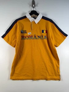 World Cup Collection Herren Rumänien Nationalmannschaft Rugby Trikot senf Gr. M 21x28 - Bild 1 von 8