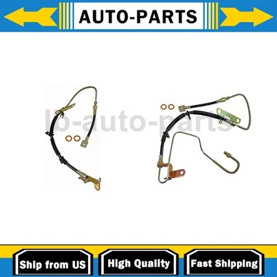 Mangueira de freio Dorman traseira externa 2x para 2001 2002 2003 Dodge Caravan 2.4L - Imagem 1 de 4