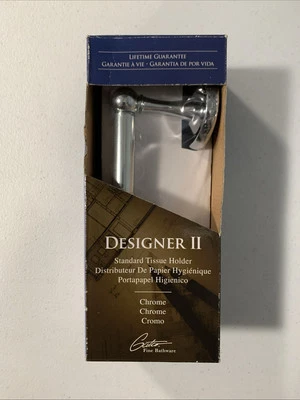 Nuevo soporte de pañuelo estándar Gatco Chrome Designer II #5072 Foto 1 de 4