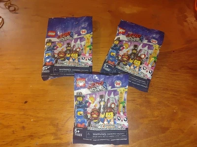LEGO UNOPENED 71023 Minifigures Set of 3 The LEGO Movie - Image 1 of 4