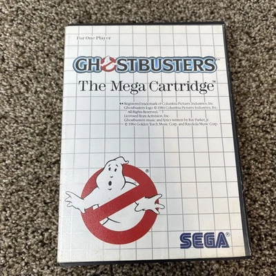 Ghostbusters (Sega Master System, 1987) SMS CIB Complete w/ Manual Tested - Image 1 of 4