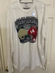 Alabama Crimson Tide BCS 2013 National Championship Game T-Shirt VS Notre Dame - Bild 1 von 6