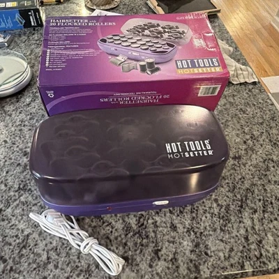 Hot Tools Rolos de Curling Hairsetter com 20 Rolos Aquecidos com Clipes HTS1403 FOTOS - Imagem 1 de 4