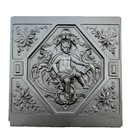 Antike Ofenplatte mit Putte vom Gussofen Etagenofen Gusseisen Gründerzeit