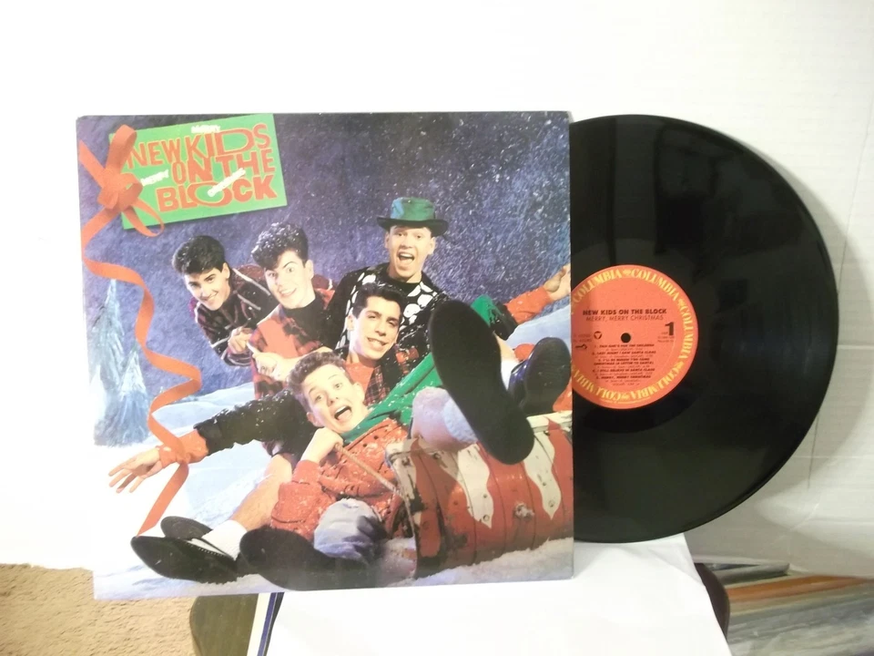 New Kids On The Block,Columbia 45280,"Merry,Merry Christmas"US,LP,st,1989,RARE,M - Image 1 of 1