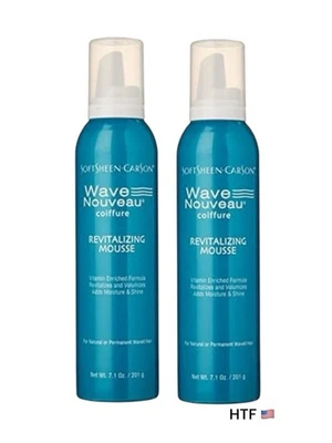 2 X MOUSSE REVITALIZANTE SOFT SHEEN Carson Wave Nouveau 7,1 oz - Imagem 1 de 2