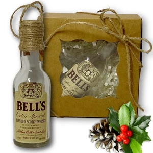 Bell’s Scotch Whisky Artisan Vintage Miniature Glass Bottle Unique Ornament - Picture 1 of 6