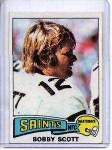1975 Topps #79 Bobby Scott New Orleans Saints (Rookie Card) - Bild 1 von 2