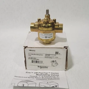 Schneider Erie VM3212 3 Way Modulating Zone Valve 1/2" Sweat 2.0Cv System Brass - Picture 1 of 7