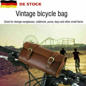 Fahrrad Satteltasche Retro-Lenkertasche Fahrradtasche Werkzeugtasche Ledertasche - Bild 1 von 12