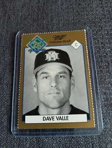DAVE VALLE 1994 MILWAUKEE BREWERS MILLER BREWING RARE BASEBALL CARD SGA - Picture 1 of 2