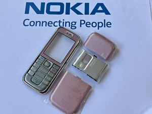 Nokia 6233 Housing Cover Pink Color with Buttons - Picture 1 of 6