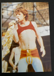 ROLLING STONES Mick Jagger 1982 Tour Aufkleber - Bild 1 von 1