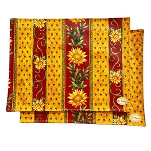 Le Cluny French Provence Placemats- Set of 2 � 100% Acrylic Coated Cotton � R... - Picture 1 of 4