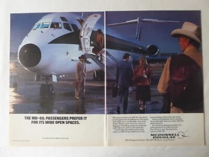 11/1984 PUB MCDONNELL DOUGLAS MD-80 AIRLINER ORIGINAL AD - Picture 1 of 1